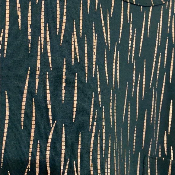 LLR Carly Teal Silver Foil Dress XS Like New! - Picture 2 of 5